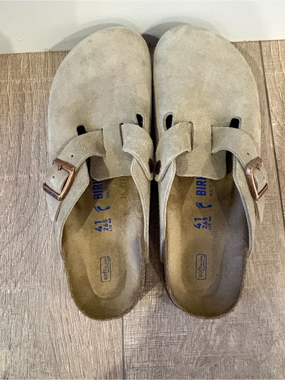Birkenstock Boston suede clogs - Picture 2 of 5